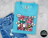 Christmas Characters Comic Strip T-Shirt and Sweatshirt