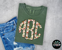 Christmas Green Man, Cindy Lou and Max Monogrammed T-Shirt and Sweatshirt