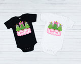 KIDS Custom Pink Christmas Tree T-Shirt