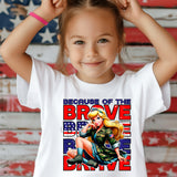 C!nderella Because of the Brave Kids T-Shirt