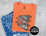 Clemson Camo Pennant Flag PNG Digital Design