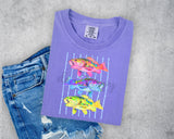 Colorful Trio Fish T-Shirt and Sweatshirt