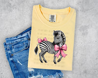 Coquette Zebra T-Shirt and Sweatshirt