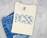 Navy Floral DCSS T-Shirt and Sweatshirt
