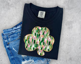 Dalmatian and Brushstroke Shamrock T-Shirt and Sweatshirt