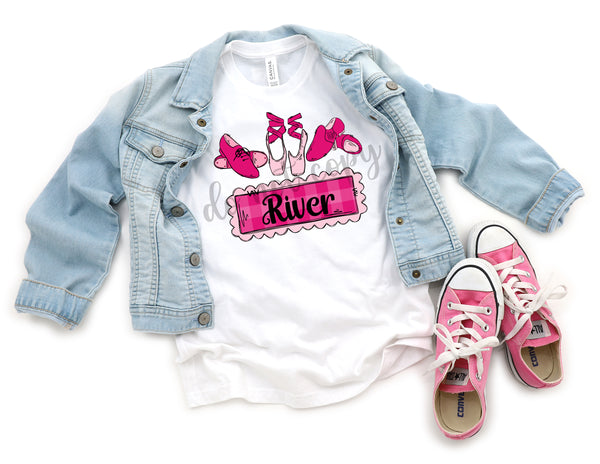 Dance Trio Name Patch T-Shirt