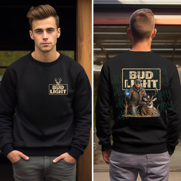 Bud Light Trump Deer Hunting T-Shirt and Sweatshirt