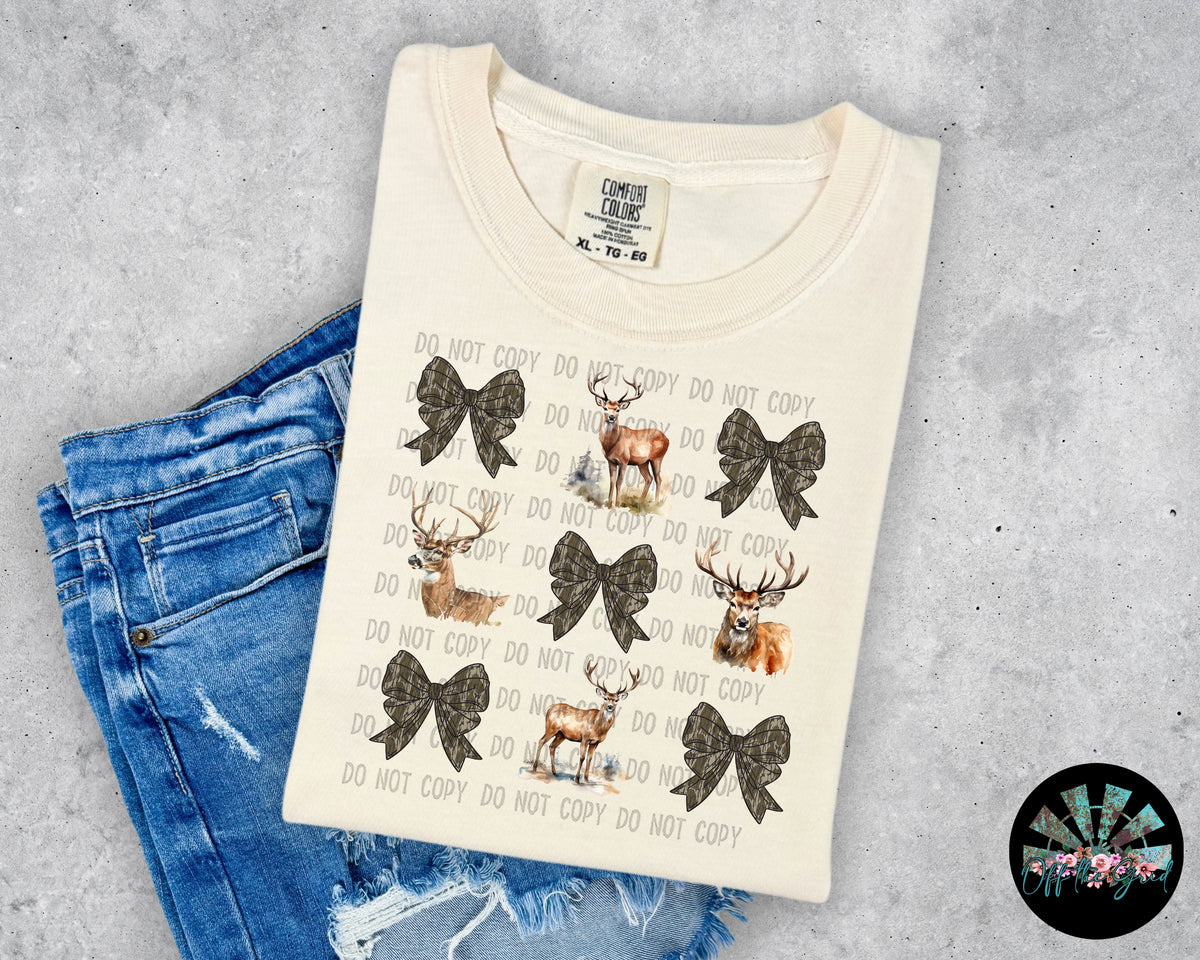Camo Bow and Deer Collage PNG Digital Design – Off the Grid Customs