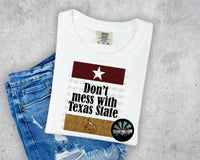 Don't mess with Texas State PNG Digital Design
