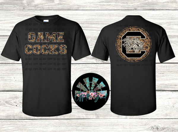 Drake Camo SC Gamecocks #2 F&B PNG Digital Download