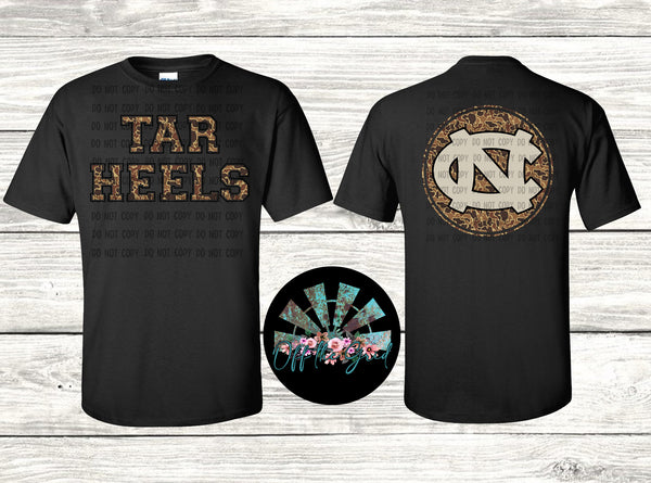Drake Camo NC Tarheels F&B PNG Digital Download