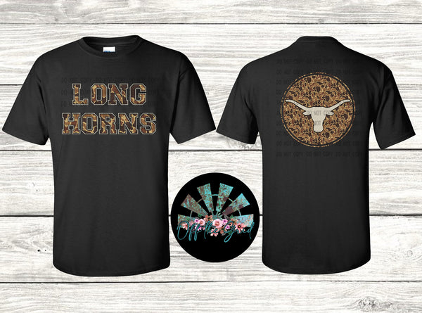 Drake Camo TX Longhorns F&B PNG Digital Download