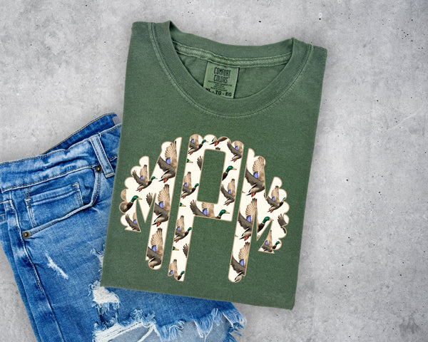 Ducks Monogram Short Sleeve T-Shirt