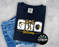 EL Falcons Bow Frame T-Shirt and Sweatshirt