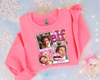 Buddy the Elf Collage (Pink) T-Shirt and Sweatshirt