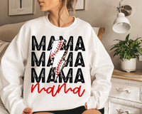 Lightening Bolt Baseball Mama T-Shirt and Sweatshirt