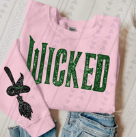 Faux Glitter Wicked T-Shirt and Sweatshirt