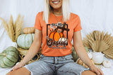 Fall for Jesus Pumpkin Scene T-Shirt and Sweatshirt