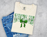 Green Floral Dublin T-Shirt and Sweatshirt