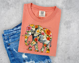 Floral Elephant T-Shirt