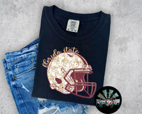 FSU Floral Football Helmet PNG Digital Design