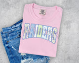 Floral and Striped Raiders T-Shirt and Sweatshirt
