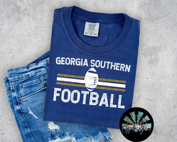 Striped GSU PNG Digital Design (THREE DIGITALS)