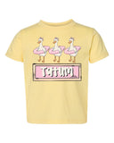KIDS Custom Girls Duck Trio T-Shirt