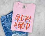Glory to God (Red Blue) T-Shirt and Sweatshirt