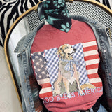 God Bless America Lab T-Shirt and Sweatshirt