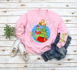 Green Man and Cindy Lou Christmas Ornament T-Shirt and Sweatshirt