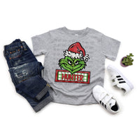 KIDS Customized Plaid Green Man T-Shirt