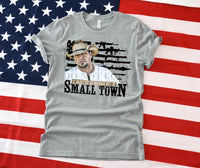 Black Gun Flag Try that in a Small Town T-Shirt