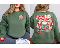 Retro Holly Jolly Grinchmas T-Shirt and Sweatshirt