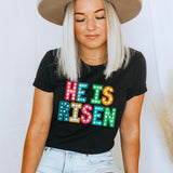 Faux Embroidery He is Risen T-Shirt