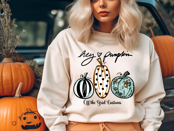 Hello <3 Pumpkin OTG Comfort Color SS T-Shirt