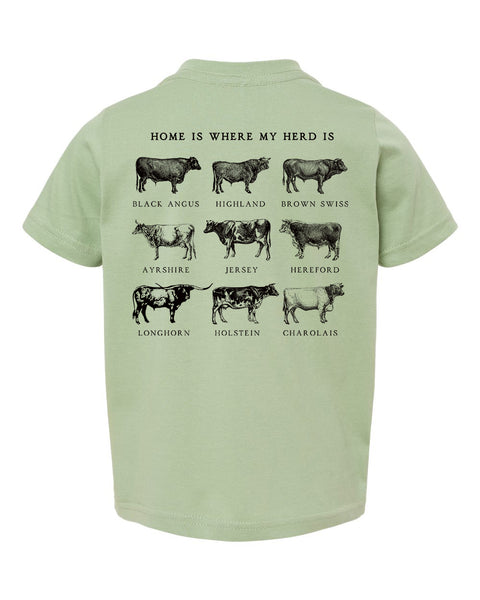Home is where my Herd is KIDS T-Shirt