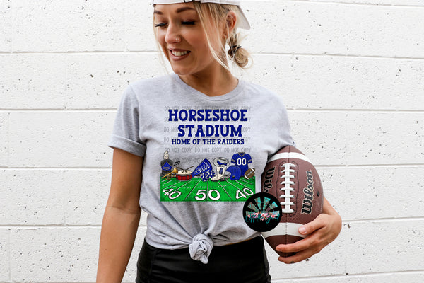 KIDS Horseshoe Stadium West Laurens Raiders Short Sleeve T-Shirt OTG Exclusive