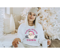 Pink Santa's Favorite Teacher T-Shirt and Sweatshirt