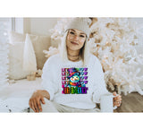 Neon Snowman Let it Snow T-Shirt and Sweatshirt