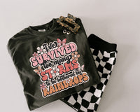 I've survived too many storms to be bothered by raindrops Short Sleeve T-Shirt