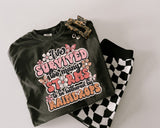 I've survived too many storms to be bothered by raindrops Short Sleeve T-Shirt
