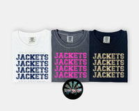 Stacked Grunge Jackets (You get 12 different color files) PNG Digital Download