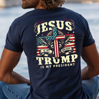 Jesus is my Savior Trump is my President T-Shirt and Sweatshirt