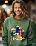 Joy to the World Nativity Scene T-Shirt and Sweatshirt