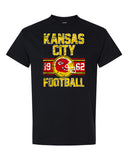 Distressed K@nsas City Chiefs Football with Helmet PNG Digital Design