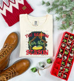 Jesus is the Reason for the Season (Red & Green) T-Shirt and Sweatshirt