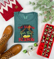 Jesus is the Reason for the Season (Red & Green) T-Shirt and Sweatshirt