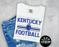 Striped KY Football PNG Digital Design (TWO DIGITALS)