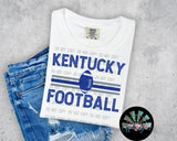 Striped KY Football PNG Digital Design (TWO DIGITALS)